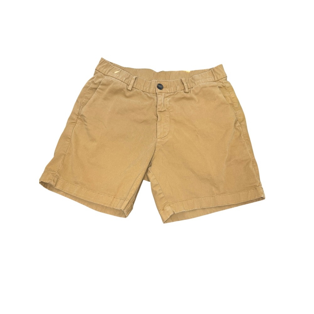 Bearbottom Clothing Mens Khaki Tan Stretch Chino Shorts 5.5 Inseam Size Medium